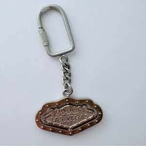 Vintage 80s Las Vegas Keychain